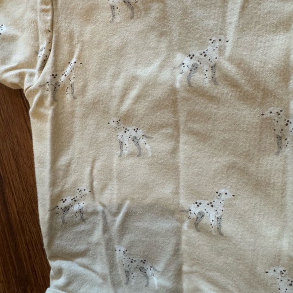 Magnetic Me Cream Bodysuit with Dalmatian Design - Picture 3 of 4